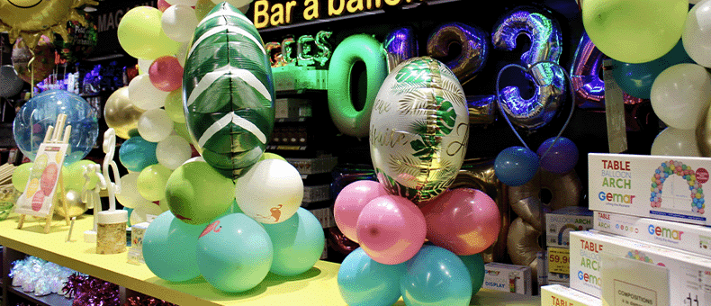 ballon enfant hélium en forme d'animaux Stock Photo